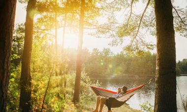 camping en bord de lac