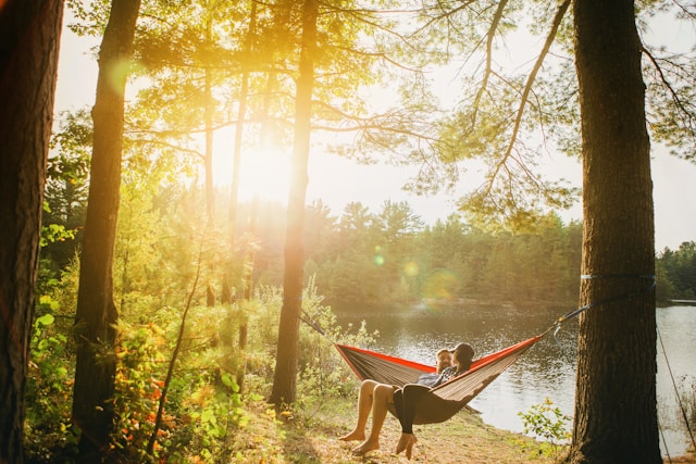 camping en bord de lac